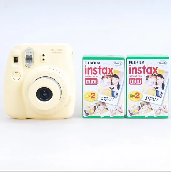 Новое Fujifilm Instax мини 8 пять цветов мгновенной фотографии + 2 коробк. фильм равнине