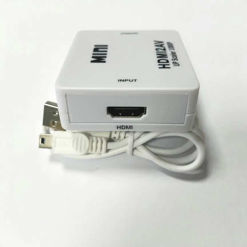 Композитный кабель преобразователя VGA2AV/CVBS совместимый с Mini HDMI 1080P на VGA RCA