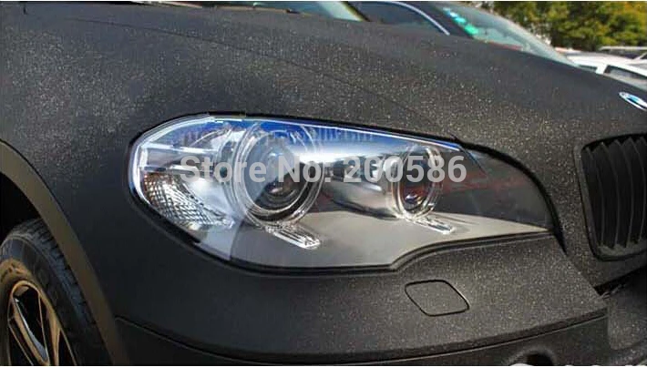 Черная блестящая виниловая пленка Saprkle с воздушно-пузырьковой пленкой