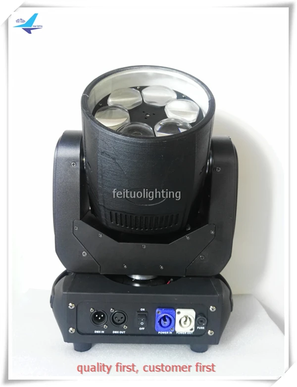 Новейшая 6*40 Вт rgbw B светодиодная движущаяся головка led для мытья движущихся