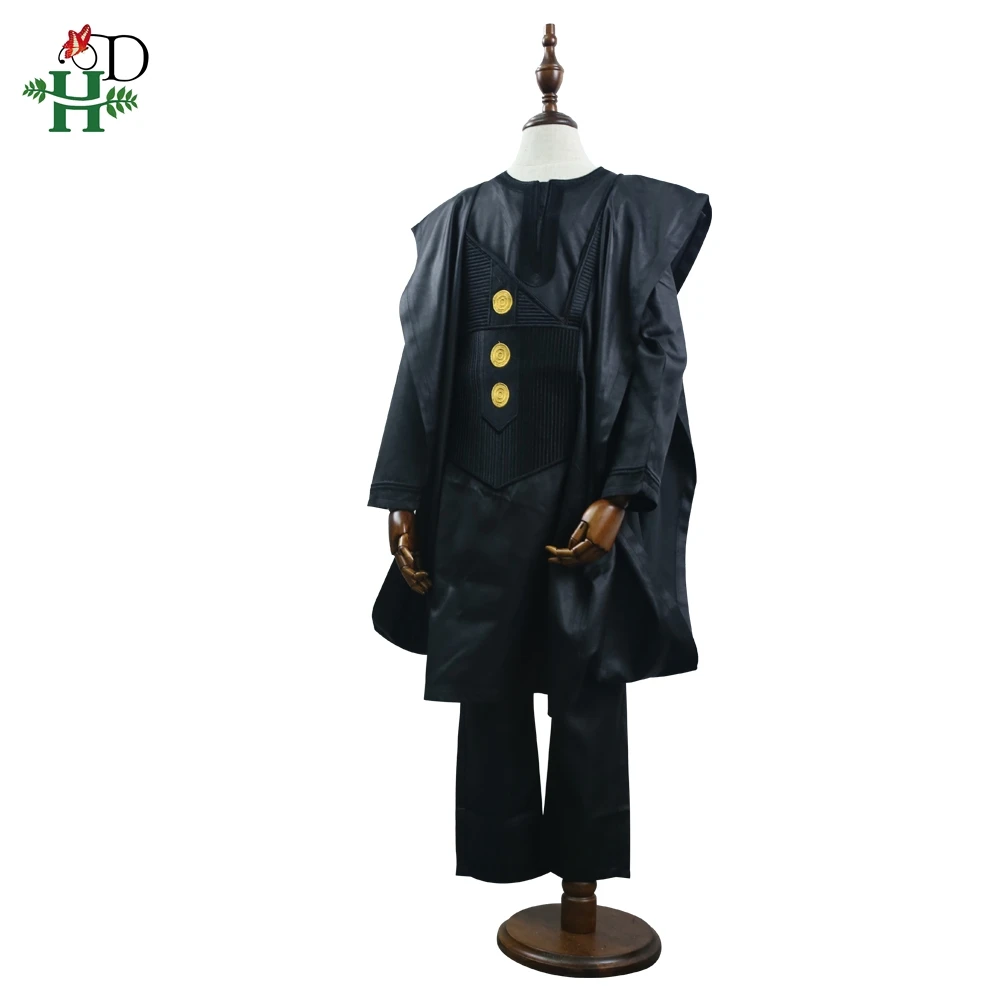 Детские костюмы для мальчиков dahsiki африканская детская одежда наряд комплект из 3