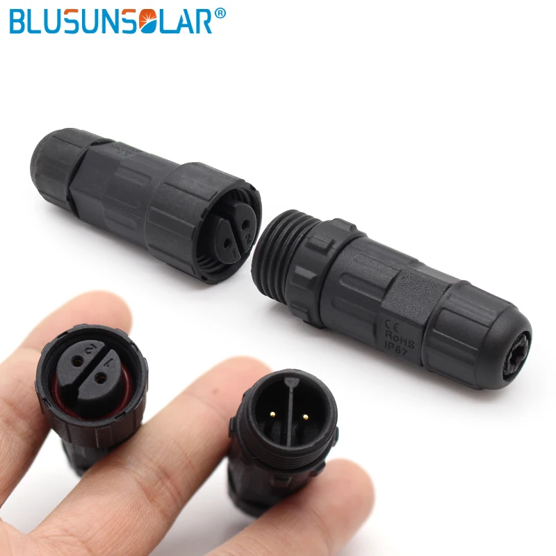 

10 pair lot M16 2,3,4 250V 15A IP68 male and female waterproof connector cable size 8.5mm automotive wire connector terminals