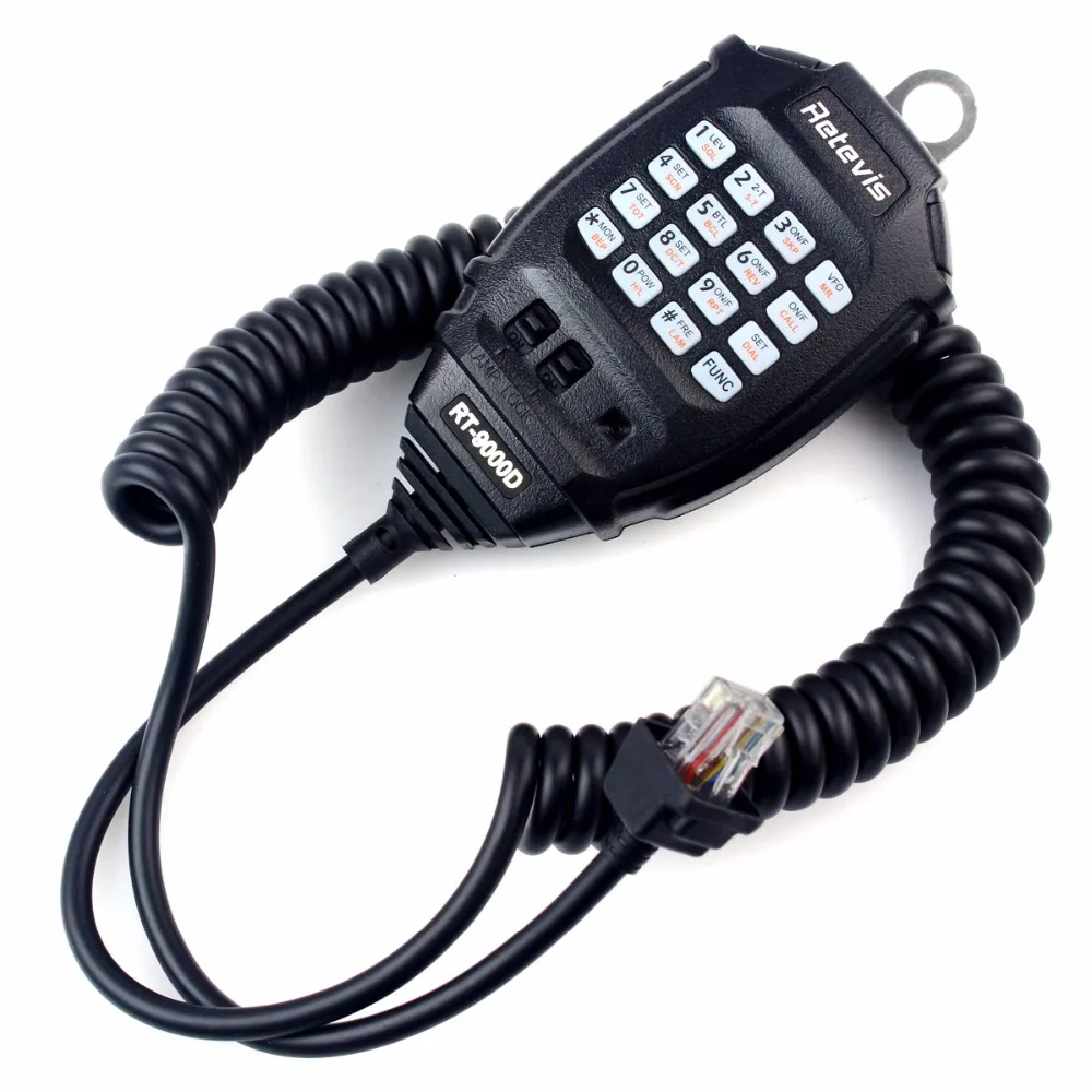 Мобильная Автомобильная радиостанция Retevis RT9000D 60 Вт 50CTCSS/1024DCS VOX Scan с кабелем