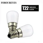 4 шт. в партии мини E14 светодиодный лампы Lamparas холодильник светильник 1,5 W COB Стекло AC 220V Точечный светильник лампы Морозильник Холодильник Люстра