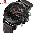 Часы NAVIFORCE мужские, спортивные, водонепроницаемые, 30 м, с двойным дисплеем