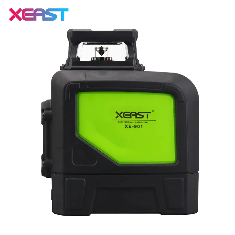 XEAST XE-901 5 линий 3D зеленый Лазерные уровни наливные 360 по горизонтали, вертикальный крест супер мощный зеленый лазерный луч линия