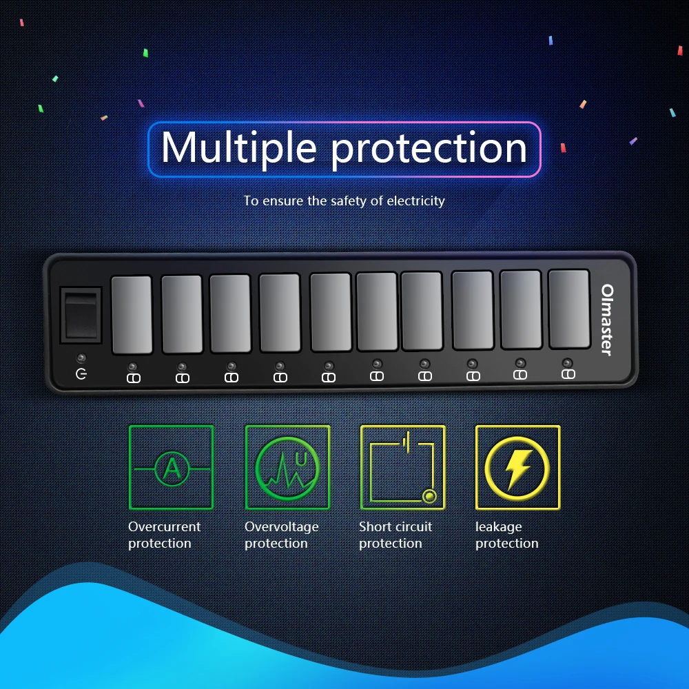 Oimaster USB 3.0 концентратор 10 Порты быстро Зарядное устройство 12 В 3A Портативный Splitter