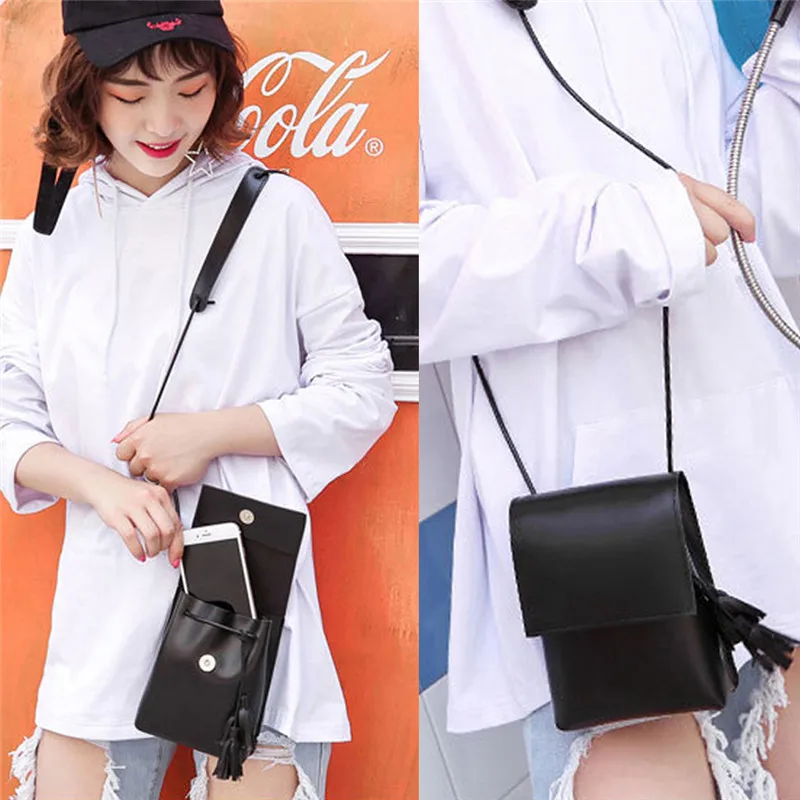

NOENNAME_NULL Women Faux Leather Small Handbag Satchel Messenger Cross Body Shoulder Bag Purse