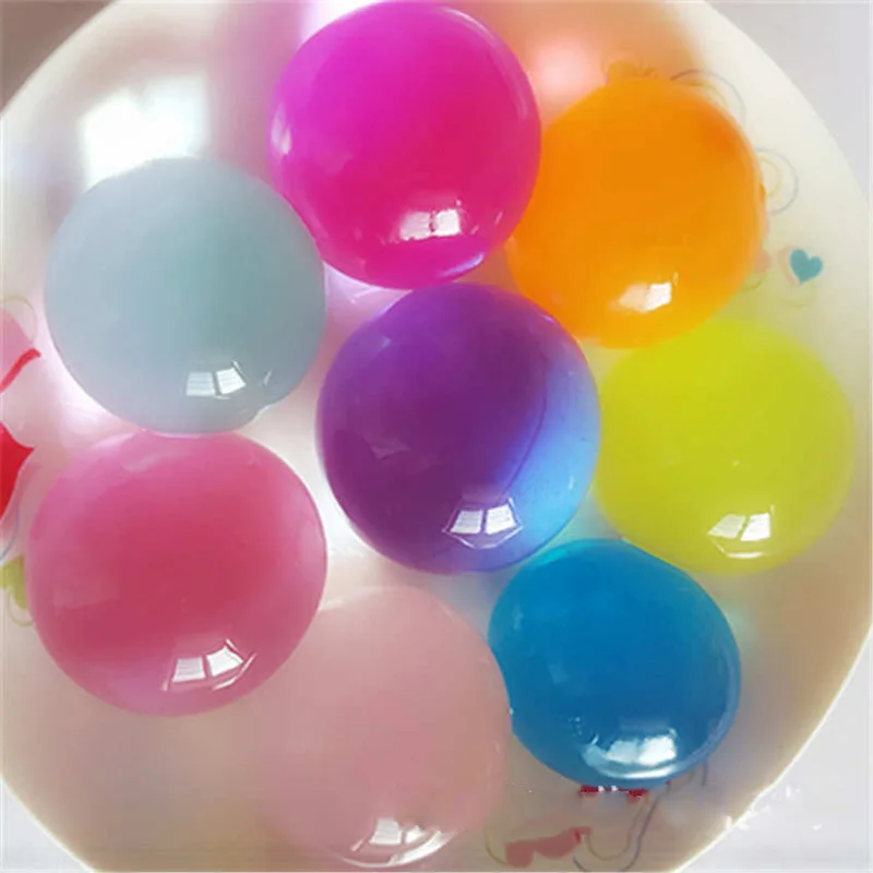 multicolor 7-8 шт./лот гидрогелевые шарики с большим кристаллом почвы для детей, детские игрушки, водные шарики для выращивания Orbiz, свадебный Декор для дома - Цвет: multicolor