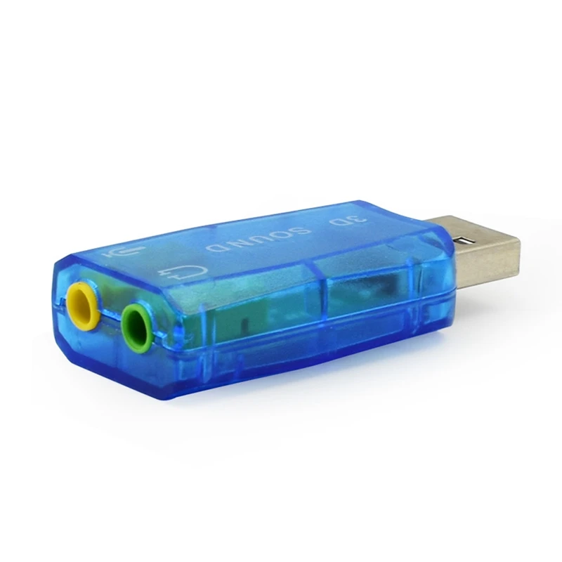 Для ПК ноутбука компьютера виртуальная звуковая карта 5 1 3D Внешний Usb аудио