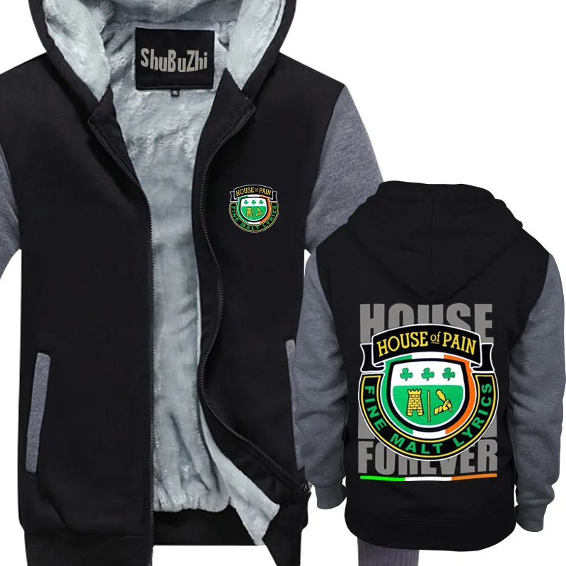HOUSE OF PAIN, тонкая солодовая лирика, ЭВЕРЛАСТ, диджей, летальный кипарис Хилл, Мужская Толстая флисовая толстовка, теплые толстовки, зимняя куртка, Мужское пальто