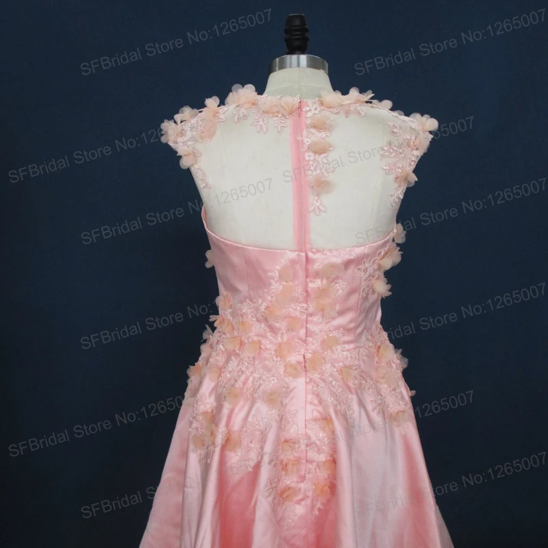 Flowers Short Dresses Knee Length Cocktail Romatic Fashion Formal Dress | Свадьбы и торжества