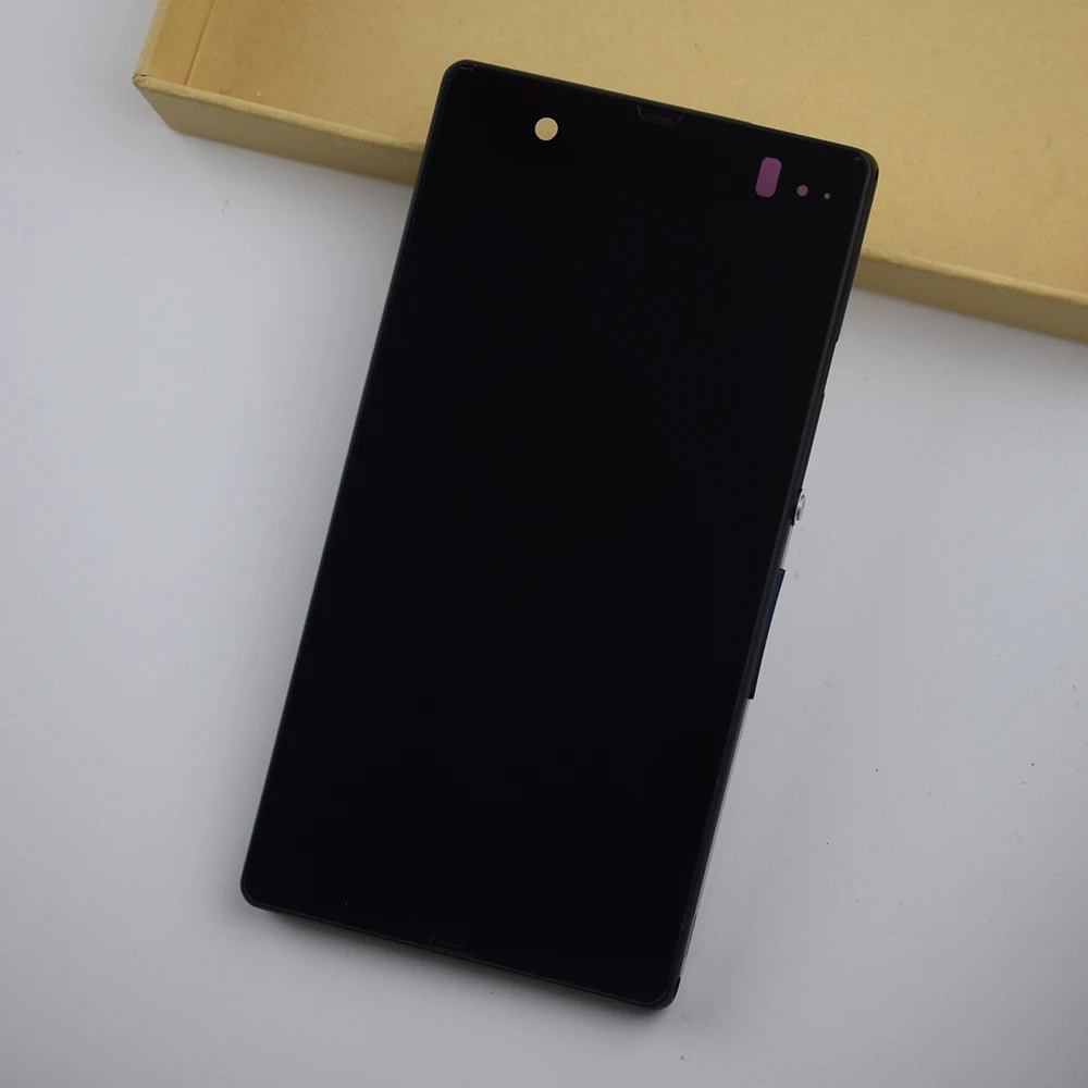 Для Sony Xperia Z L36H L36i C6606 C6603 C6602 C660X C6601 сенсорный экран стекло + ЖК дисплей панель