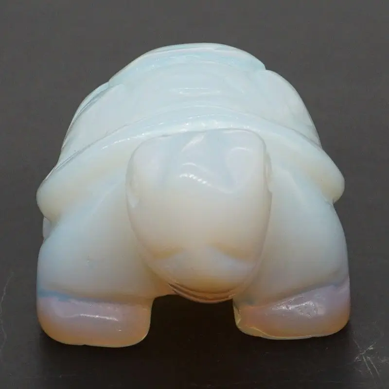 Черепаховая фигурка 2 &quot красивый драгоценный камень Опалит кристалл резная