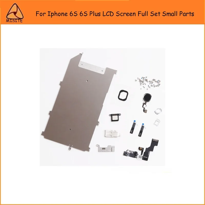 

50PCS/LOT Tested For Iphone 6S 6S Plus 6SP LCD Screen Full Set Small Parts+Front Camera+Earpiece Flex Cable+LCD Metal Shield