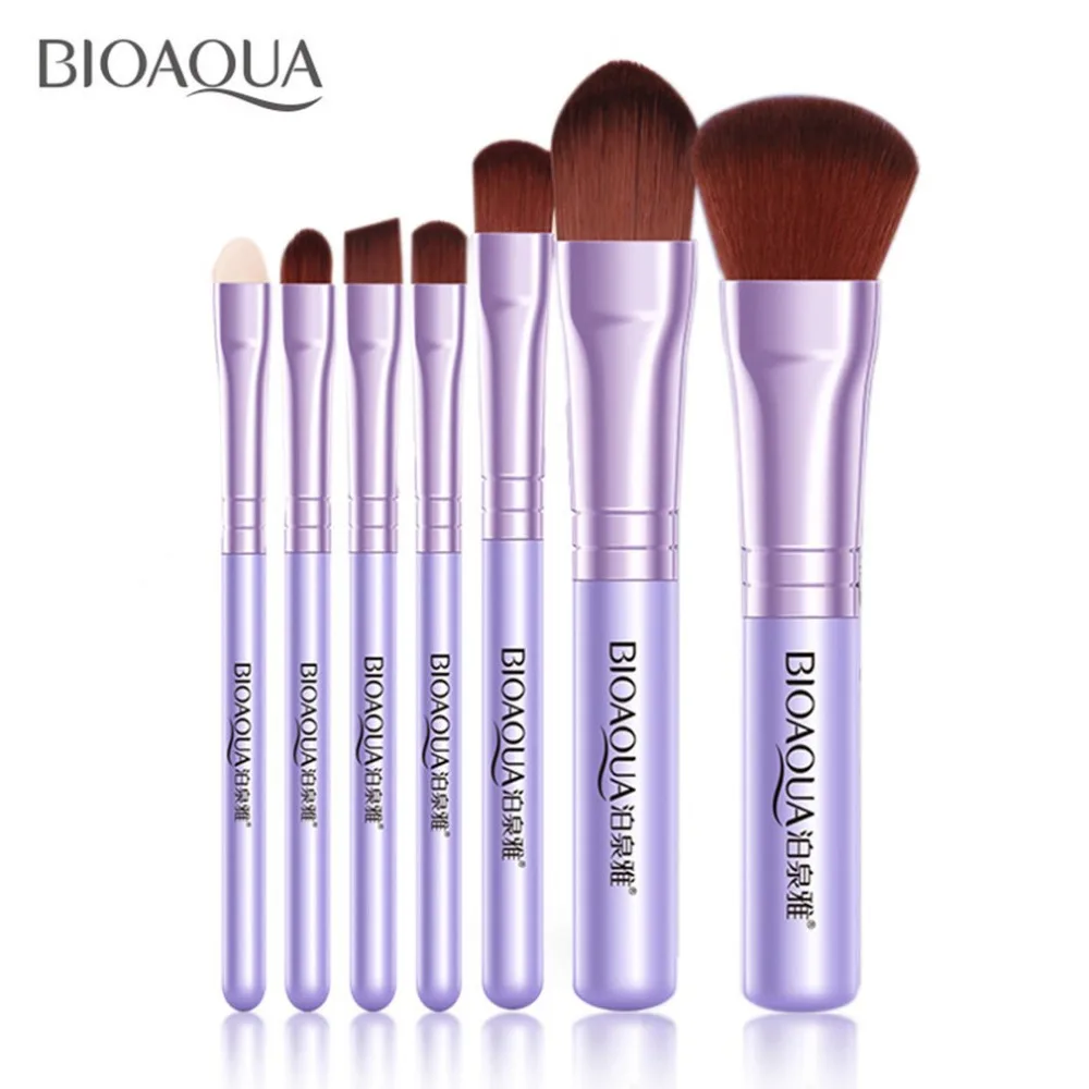 BIOAQUA 7 шт. Pro женский набор кистей для макияжа лица Косметическая Красота Тени век