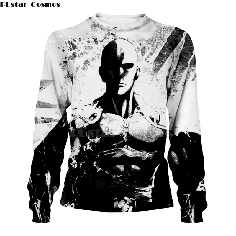 PLstar Cosmos новинка 2019 японское аниме One Punch man Saitama Oppai 3d толстовки с капюшоном длинным