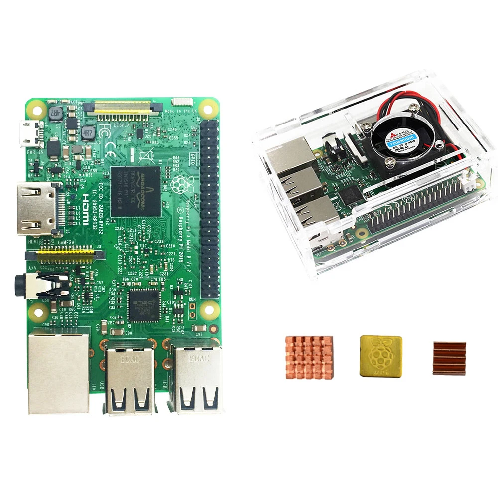 Raspberry Pi 3 Модель B доска комплект 1 ГБ LPDDR2 BCM2837 Quad Core Ras PI3 PI 3B с Wi Fi и Bluetooth|raspberry pi|pi