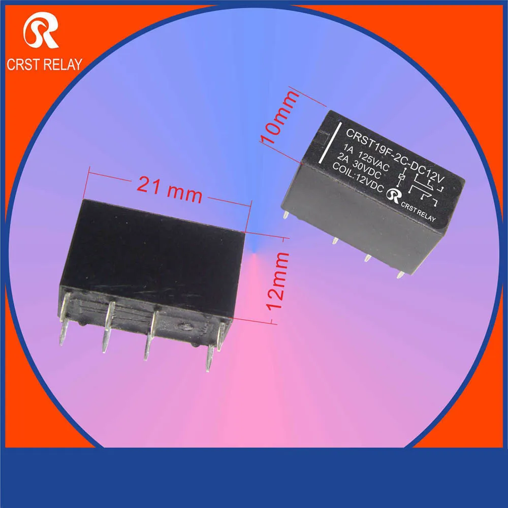Реле преобразования двух групп CRST19F 12 В HJR1 G5V2 JRC 27F HK19F HRS2H MCB|mcb| |