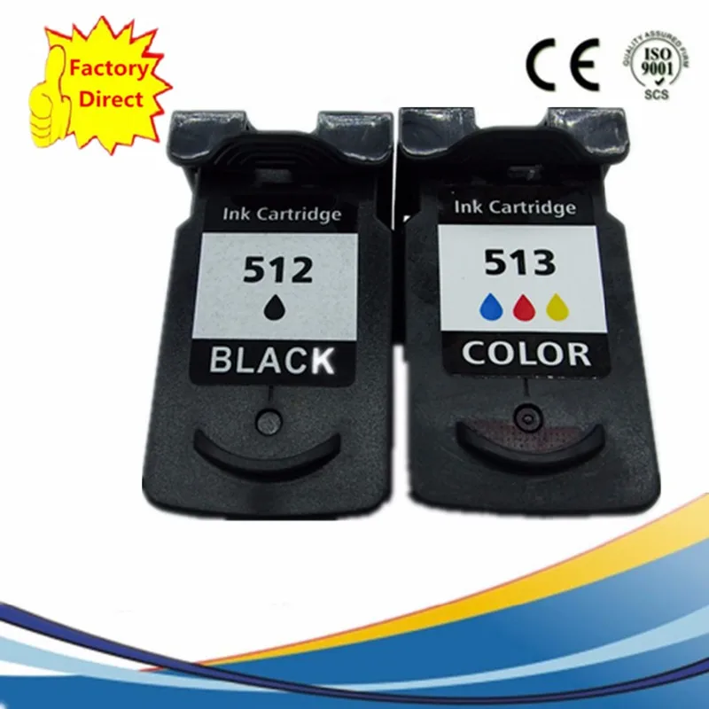 PG-512 XL PG-512XL PG512 PG512XL PG 512 512XL чернильные картриджи восстановленные Pixma MP480 MP490 MP492 MP495 MP499 MX320 - Цвет: 1SET