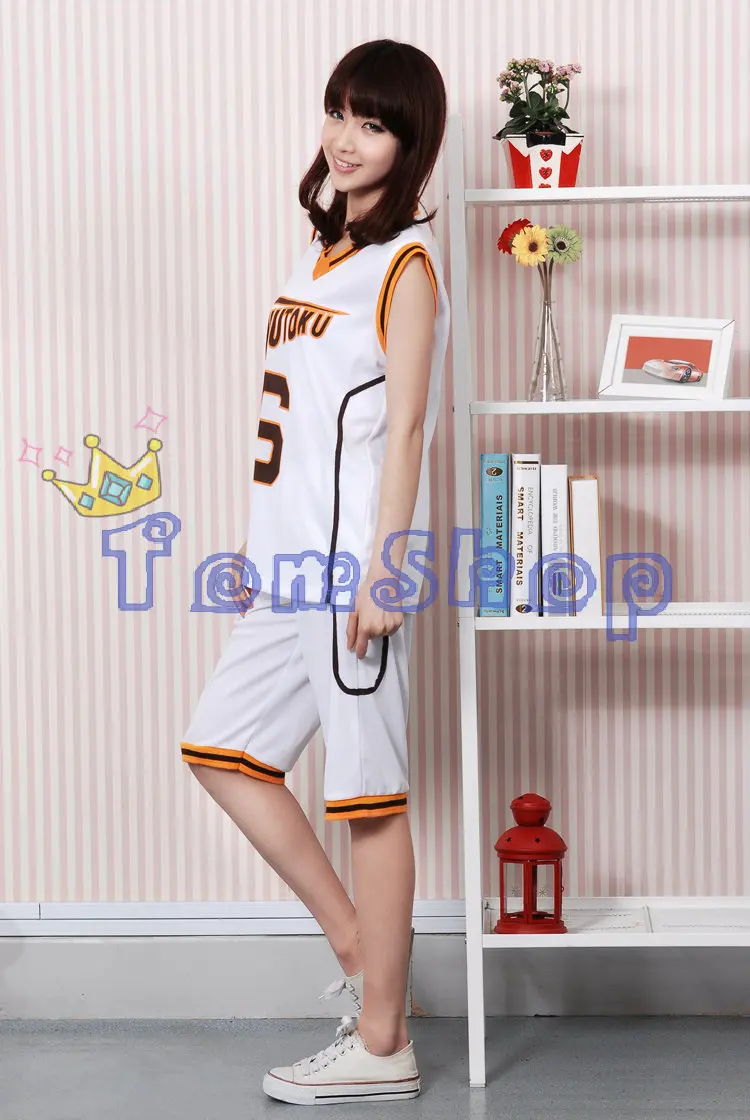 Аниме Kuroko no Basuke Баскетбол куроко SHUTOKU нет. 6 Midorima Синтаро баскетбольный костюм для