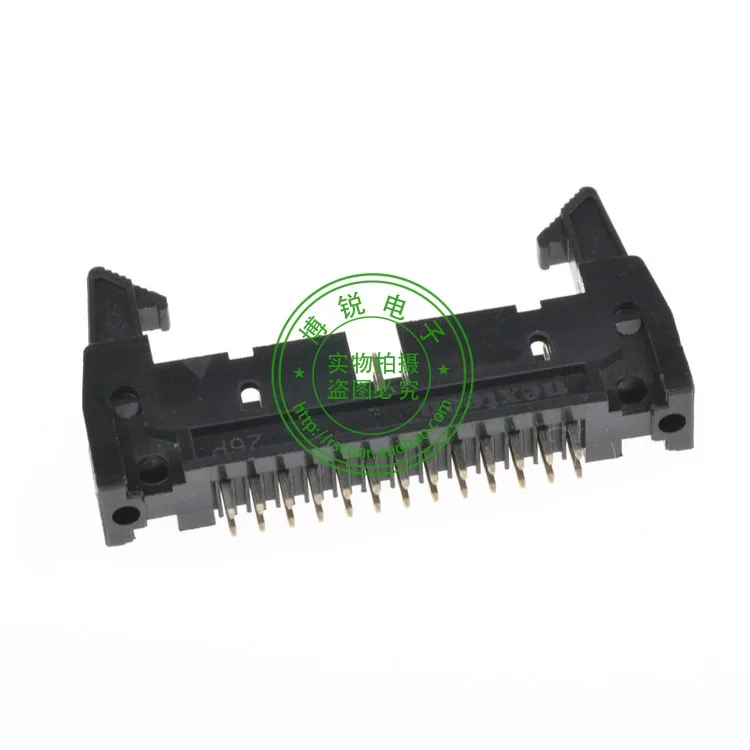 Высокое качество DC2 разъем 26PIN 180 градусов прямой шаг ноги 2 54 мм позолоченный |