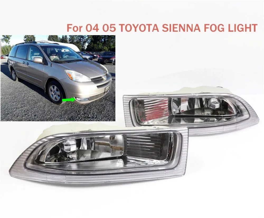 JanDeNing 2X для Toyota Sienna 2004 2005 Автомобильные противотуманные углосветильник фары