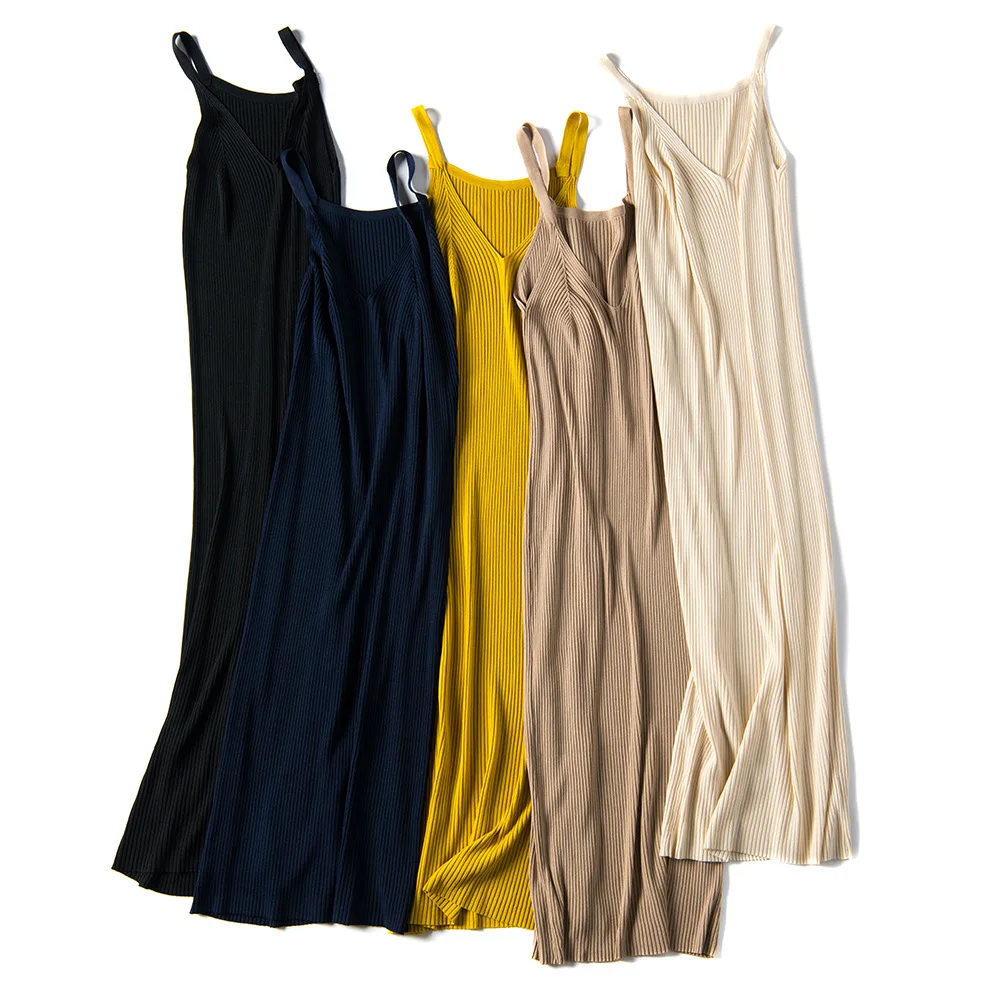 Для женщин трикотажный Платье с хлястиками Лето v образный вырез сексуальное