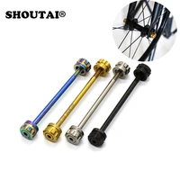 ultralight bicycle tc4 titanium alloy quick release hub bike cycling lever skewer for brompton bicycle parts