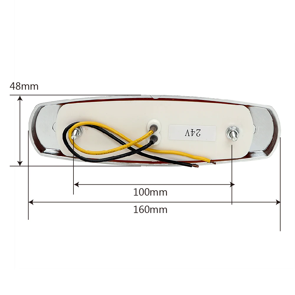LEEPEE суперъяркий для автомобилей фургонов грузовиков прицепов автобусов 24 В 12