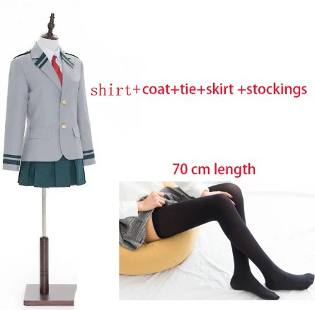 set meal 8 Boku no Hero Academy Midoriya Izuku Bakugou кацуки OCHACO URARAKA Косплей Костюм мой герой Academy школьная форма - Цвет: set meal 8