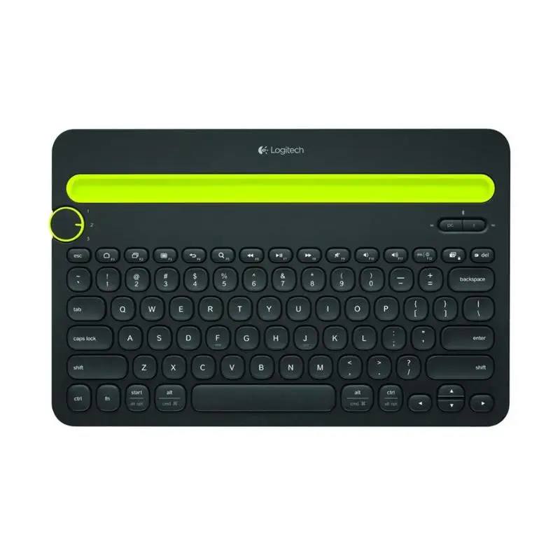 Многоуровневая bluetooth-клавиатура для мобильного телефона logitech K480, портативный держатель для телефона, мини-клавиатура для Windows MacOS, iOS, Android, накладки для телефонов