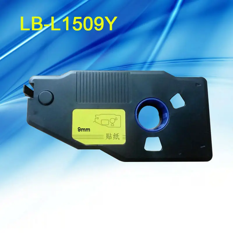 5 шт. Бесплатная доставка кассета этикеток 9 мм x 15 м (белый) кабель ID принтер