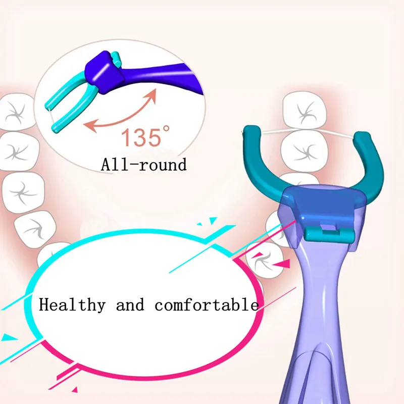 1 держатель и 120 шт. отличная зубная нить палочка для зуба патент на выбор Propmotion