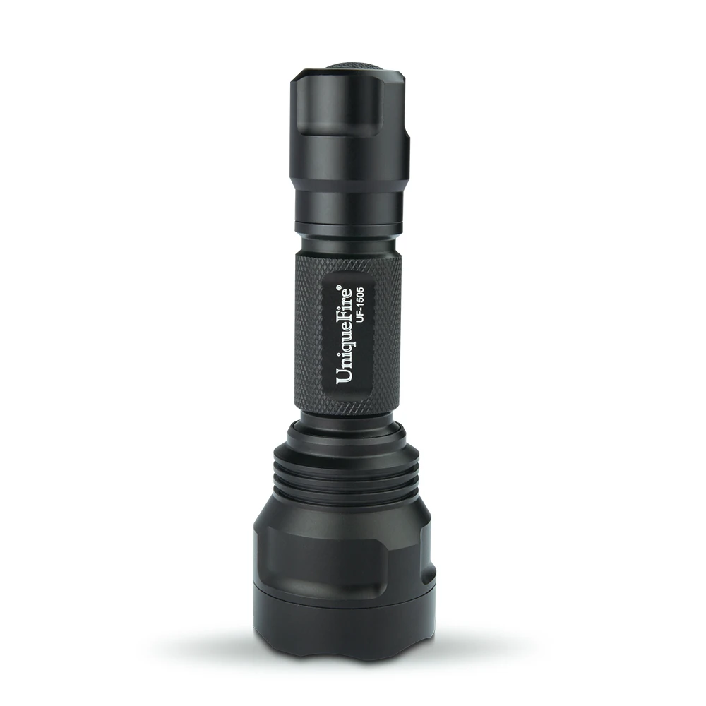 UniqueFire тактический фонарь красного света 1505 T38 XRE Zoom 3 режима военный качественный