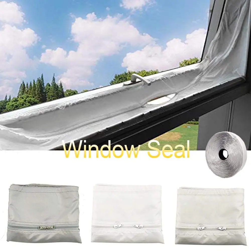 4 метра Мобильный кондиционер мягкая ткань уплотнение перегородки окна для