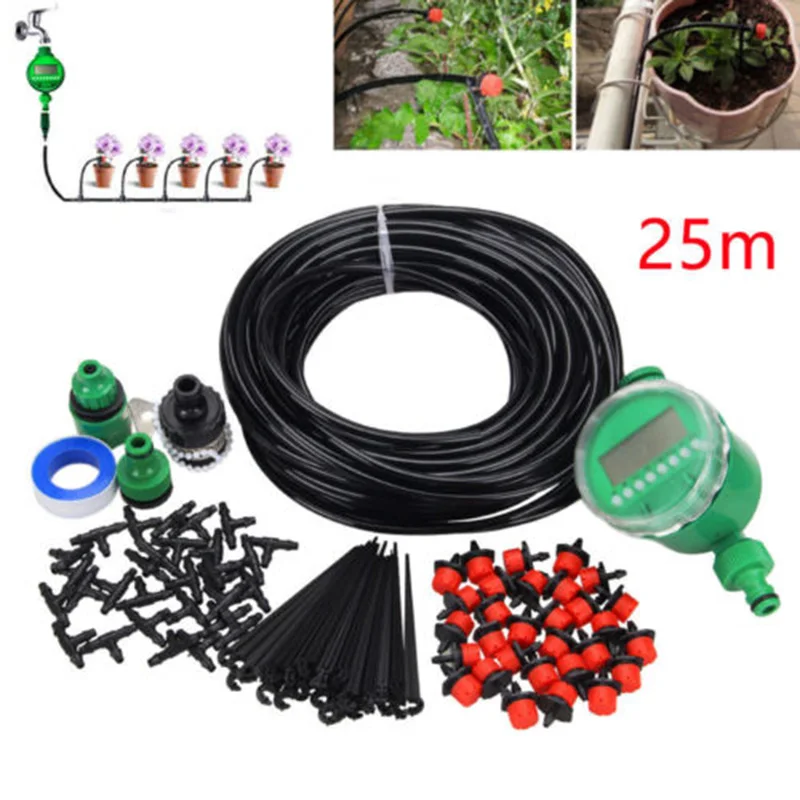 DIY микро система полива сада капельного орошения автоматический полив Микро