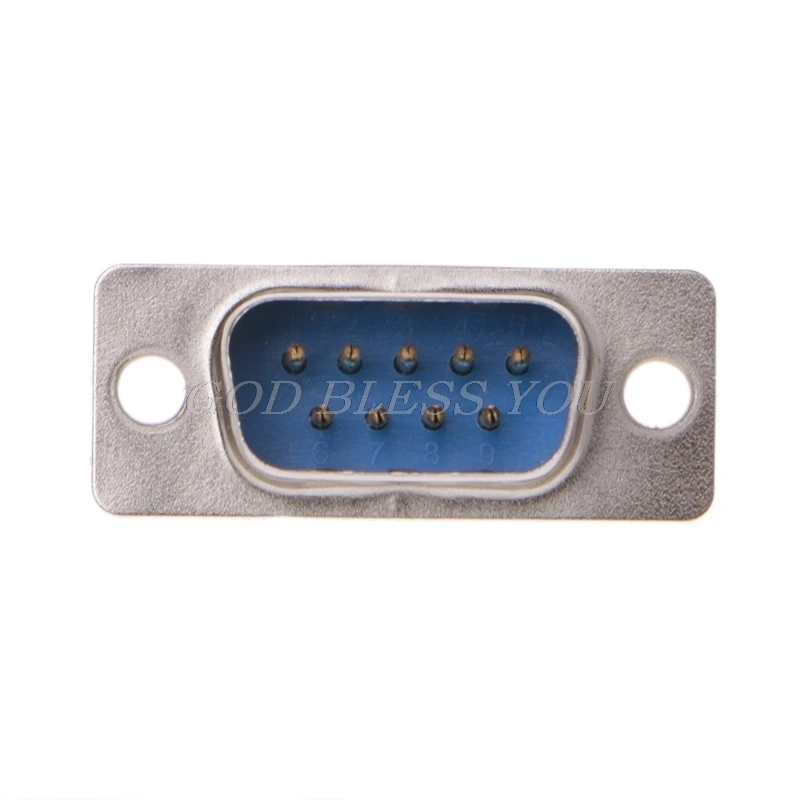 5 шт./лот DB-9 DB9 RS232 Штекерный разъем с гнездом D-Sub 9-контактный PCB Прямая поставка |