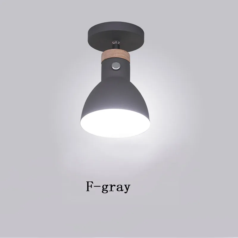 F-gray Светильник потолочный плафоны для люстры освещение для дома лофт декор минимализм люстра потолочная в гостинную светильник потолочный ретро лампа круглая спот плафоны для люстры - Цвет корпуса: F-gray