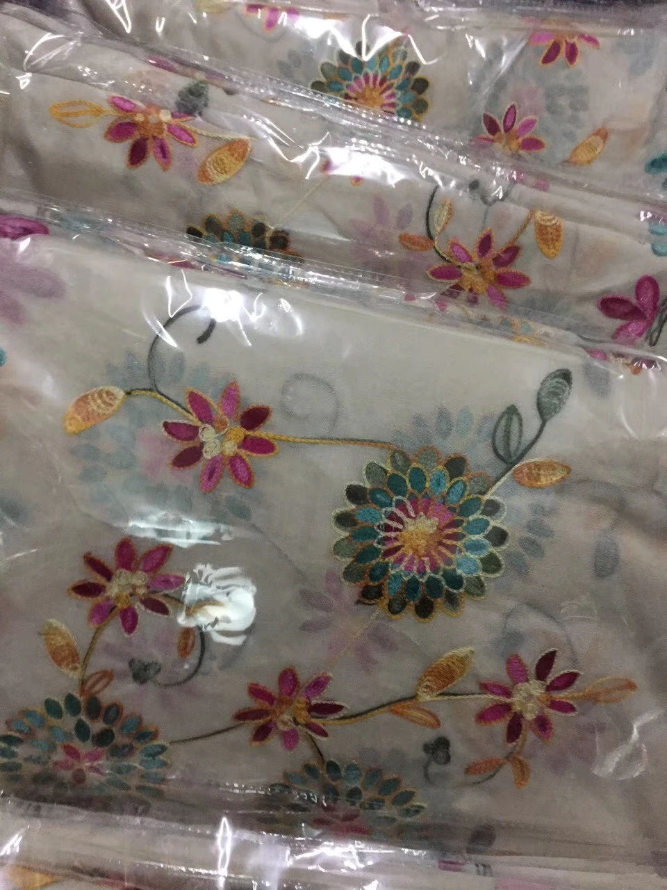 2017 модный шарф с цветочной вышивкой хлопковый цветочным принтом шали один цвет 10