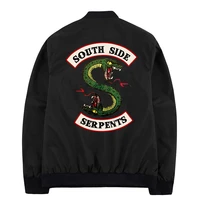 hip hop jackets mens south side serpents man coat drop shipping windbreak jacket streetwear veste homme hiver winter man clothes