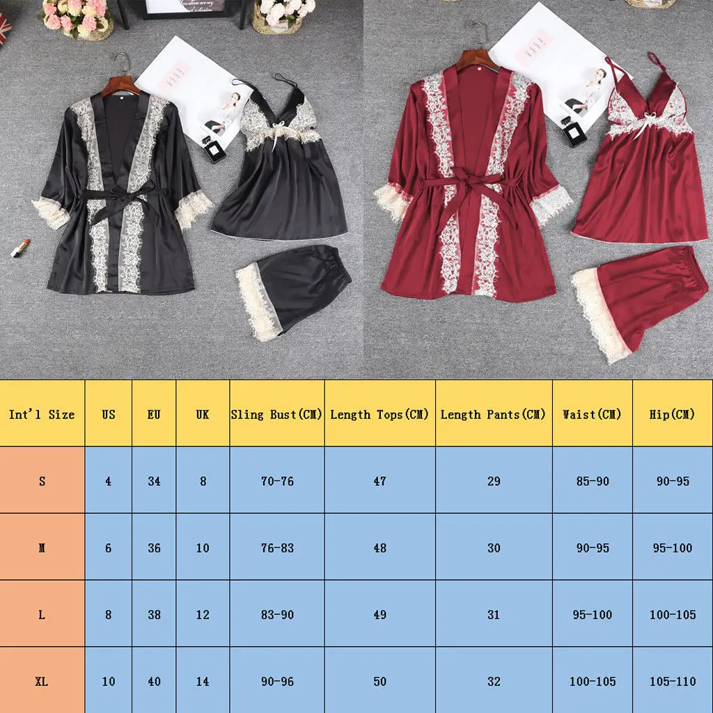 2018 новый стиль женское атласное кружевное нижнее белье Babydoll Нижнее Шорты Топы