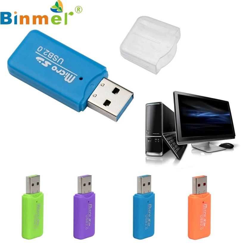 Factory Price Hot Selling High Speed Mini USB 2.0 Micro SD TF T-Flash Memory Card Reader Adapter Drop Shipping Good Quality | Компьютеры и