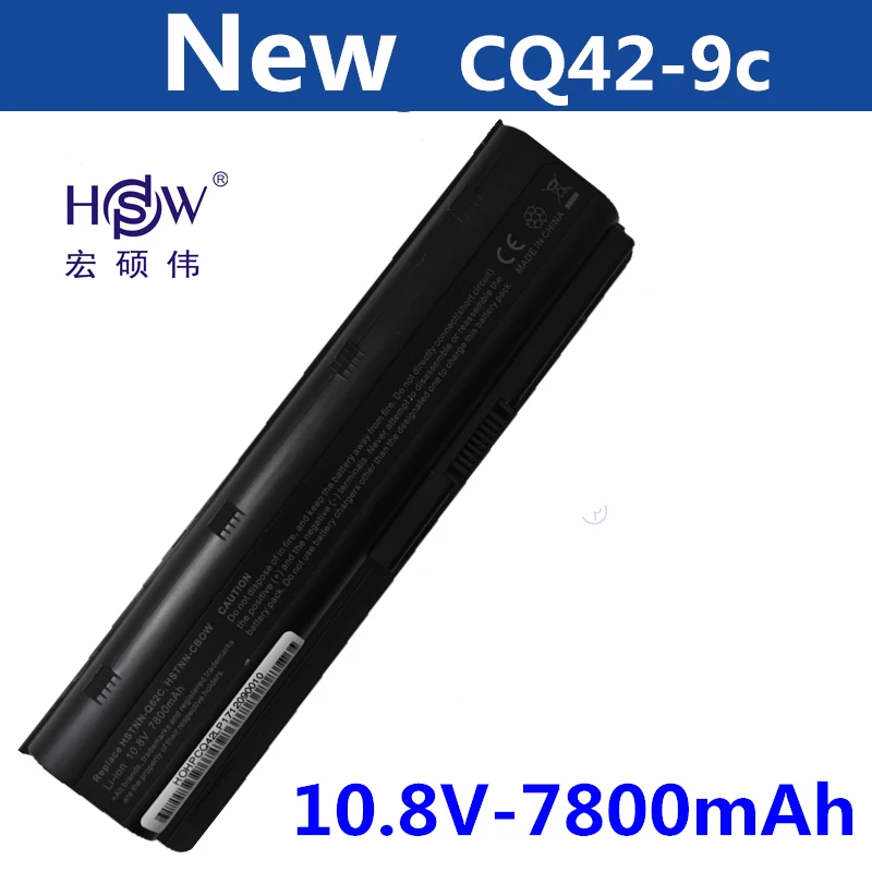 HSW 7800mAh батарея для HP Pavilion DM4 DM4T DV3 DV5 DV6 DV6T DV7 G4 G6 G7 G62 G62T G72 MU06 HSTNN-UBOW CQ42 CQ56 CQ62 |