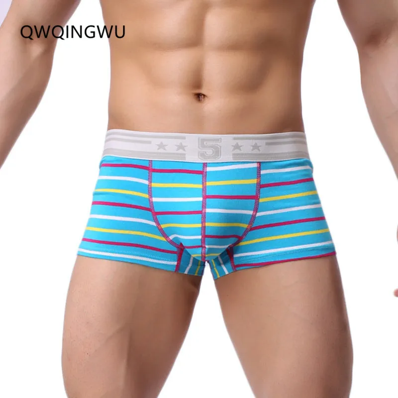 Мужское нижнее белье хлопковые трусы боксеры с мешочком шорты Calzoncillos Hombre Cueca