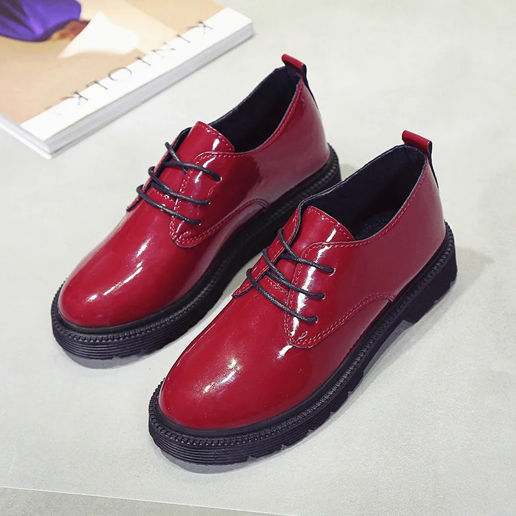 Лидер продаж 2017 классические модные туфли женские повседневные оксфорды с острым носком черные для женщин