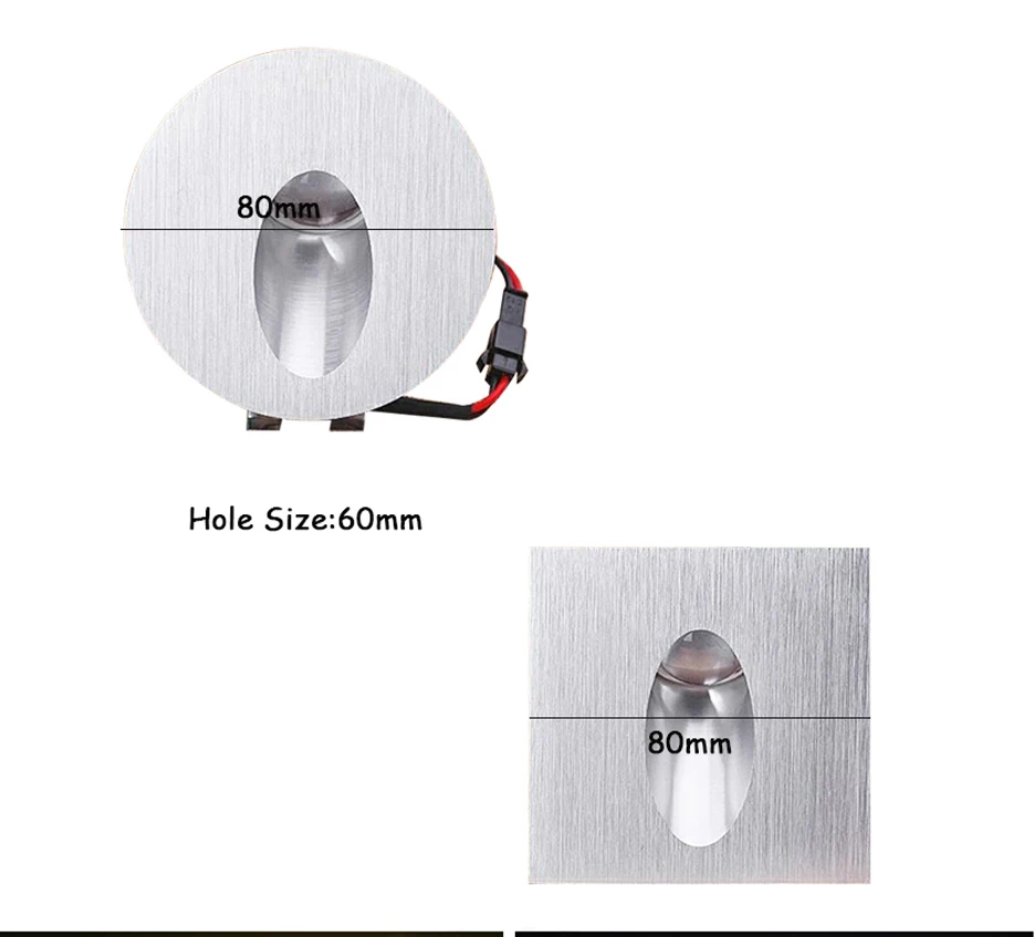 Встраиваемая светодиодная настенная лампа освещение для прихожей дорожек
