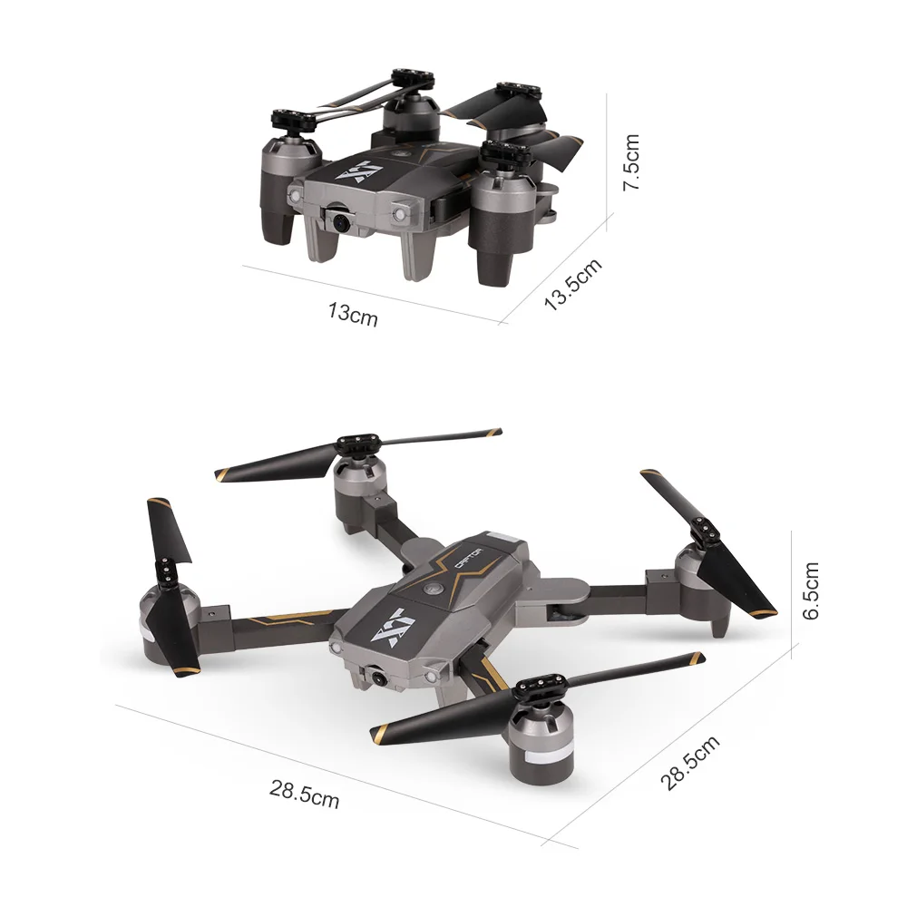 Attop X Pack 8 2.0MP камера RC Дрон Квадрокоптер Wifi FPV складной мини оптический поток