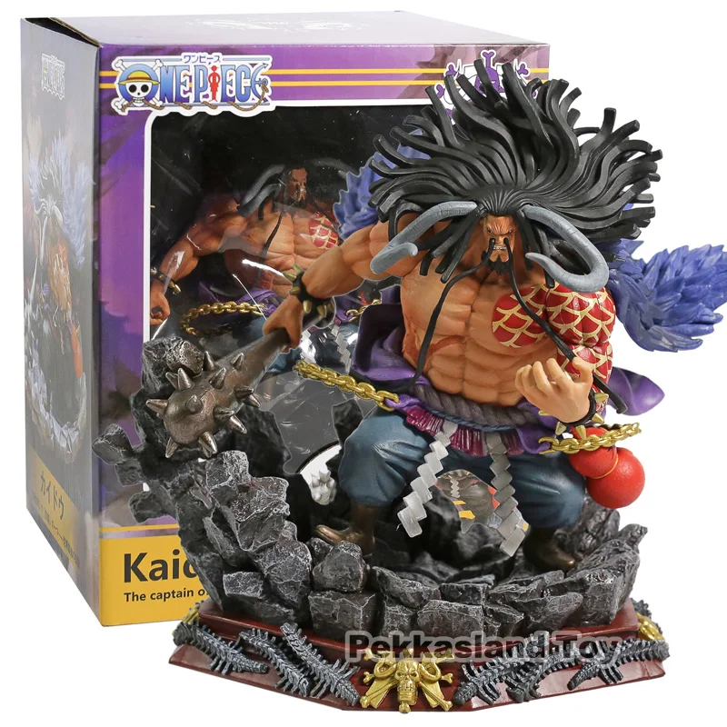 Kaido капитан всех зверей и пиратов ПВХ фигурка Коллекционная модель
