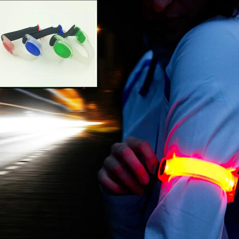 Светодиодная силиконовая аварийная лампа 2 режима для ног бега велоспорта улицы